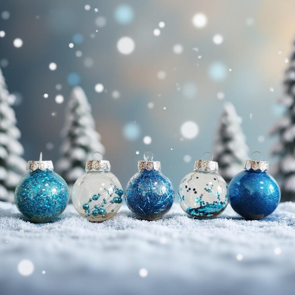 6cm Christmas Tree Balls Ornament Pink Blue Xmas Hanging Tree Bauble Pendants Home Party Decor Navidad 2026 Decoración Gift