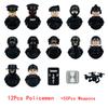 Military Armored Vehicle Explosion-proof Car Model Building Block Toy Weapons Special Forces SWAT Assemble Figures Dolls Toys