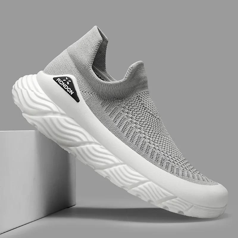 2025 New Men Sneaker Mesh Breathable Sock Shoes Men Outdoor Walking Shoes High Quality Soft Sole Men Running Shoes tenis hombres