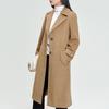Women's Lapel Mid-Length Wool Coat
