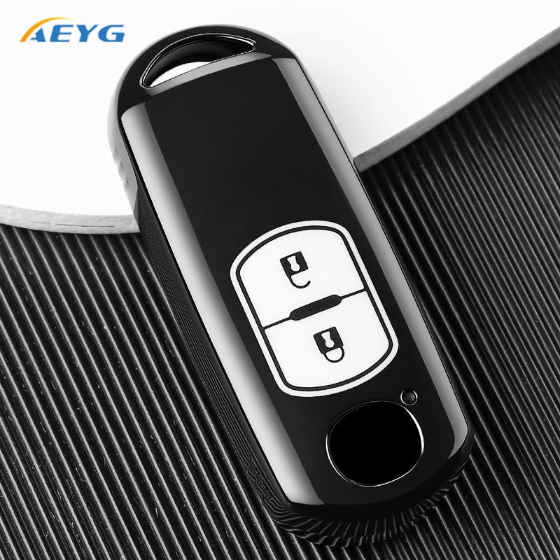 Tpu Auto Smart Key Fob Cover Case Housing Remote Fit For Mazda 2 3 6 Atenza Axela Demio Cx-5 Cx5 Cx-3 Cx3 Cx7 Cx-7 Cx-9 Cx9 Mx5 Auto Accessories