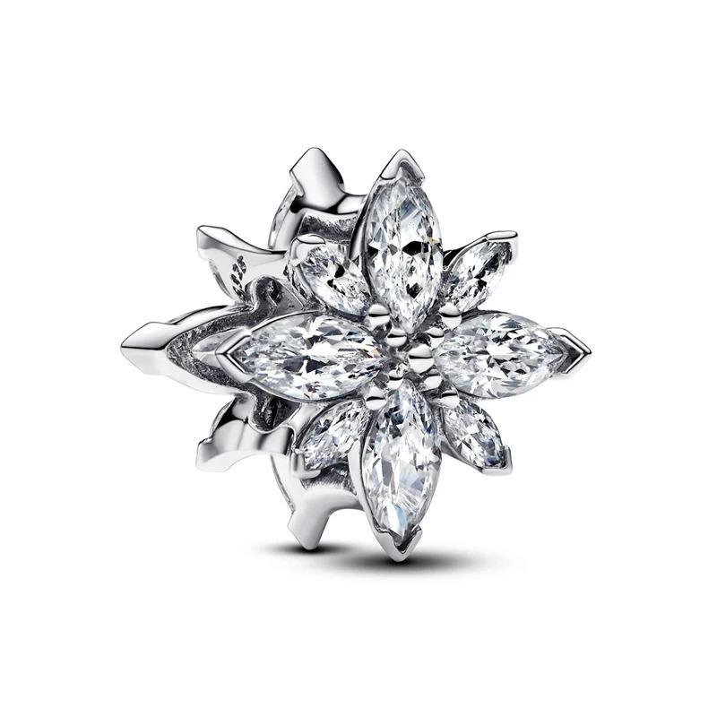 Neues Mode 925 Silber Schmetterling Sonnenblume Rose Anhänger Charm für Perlenarmband Damen Schmuck Geschenk