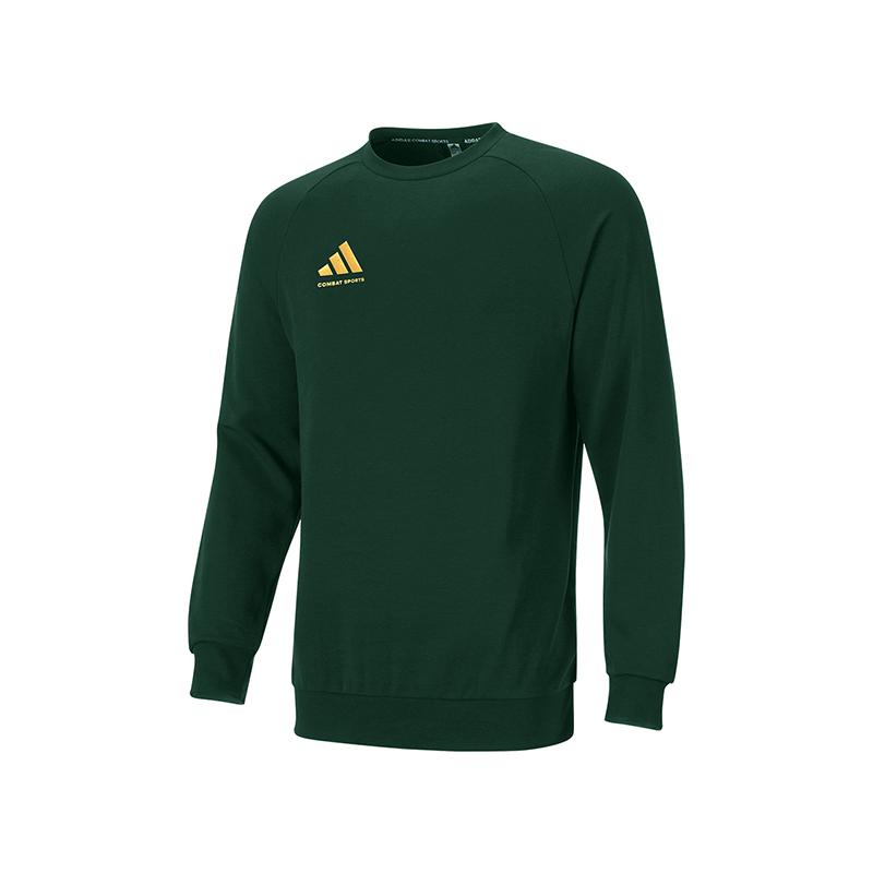 Adidas Bluza z logo Combat Sports Bluza Unisex Ciemnozielona ACLLSPS3CS-GNG