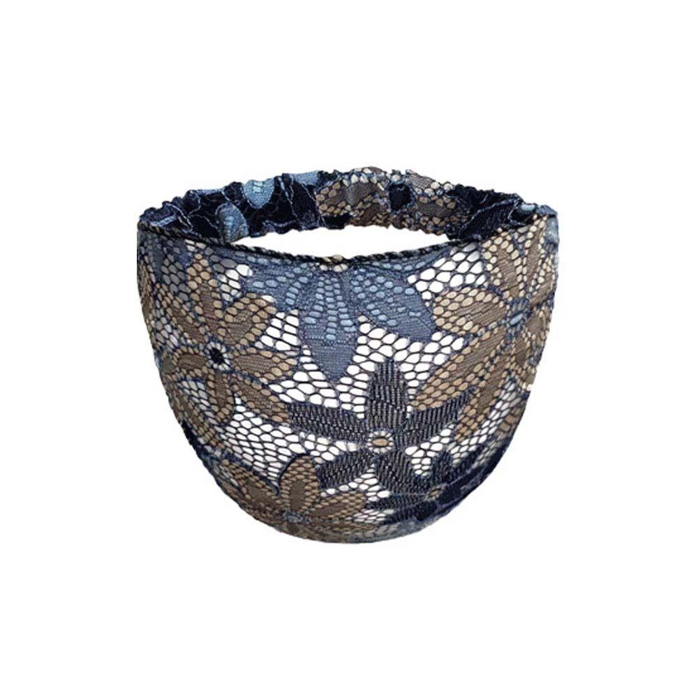 Hair Hoop Mesh Flower Headband Non Slip Wide Side Head Wrap Fashion Lace Hairbands  Mother