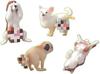 Mosaic Dog [Complete Set of 4 Types] Gacha