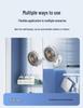 Dual-Headed Smart Clip & Wall-Mount Fan, Portable Low-Noise Circulation Desktop Fan for Home