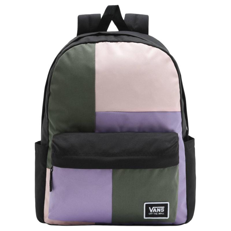 

Vans Polyester Backpack Regular Unisex Black Patchwork Vans VN0A5I13UUW