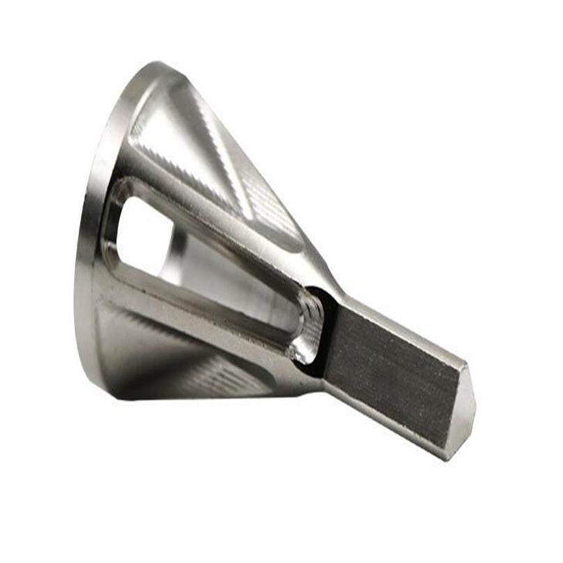 Home Accessories Metal Trimming Deburring CCHmfer Tool Six-slot Chamfering Tool with Silver Triangle Handle