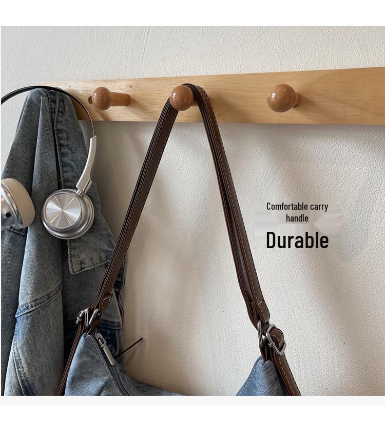 Damen Retro Minimalistisch Großvolumige Tragetasche - High-End Outdoor Lässige Schulterhandtasche