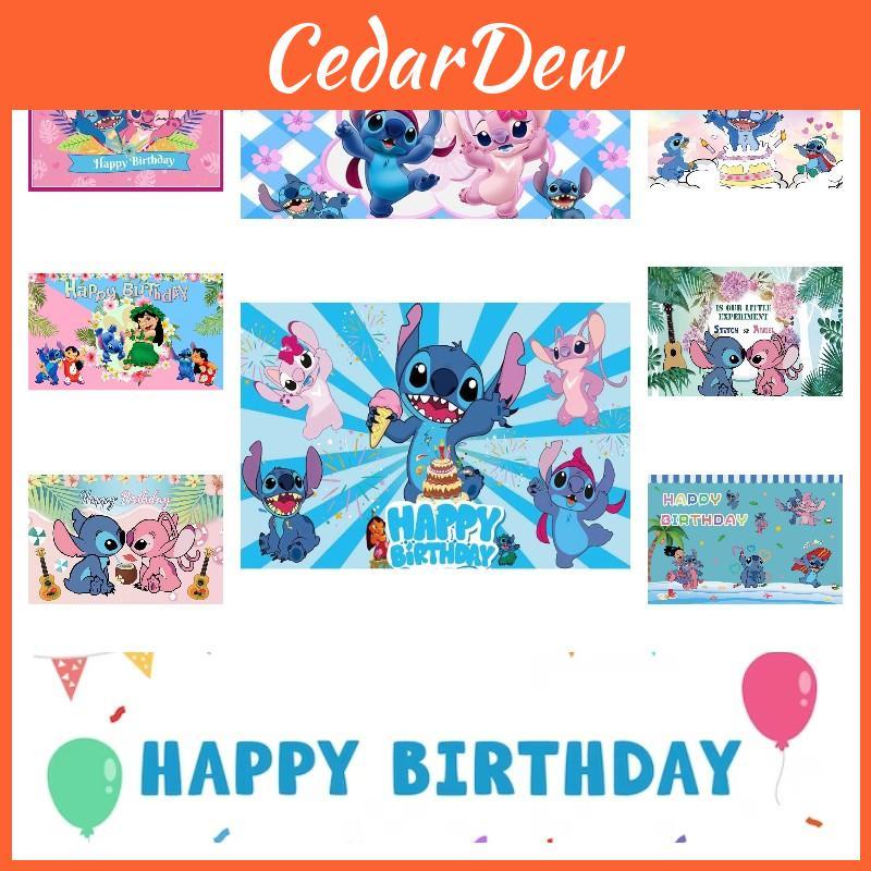 Fundal Fotografic de Ziua Lilo Stitch Surprindeți Momentele Dumneavoastră Speciale!