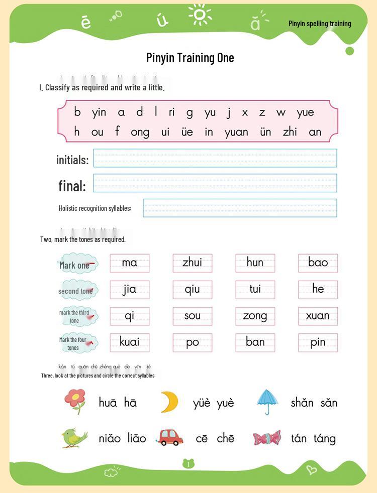 Pinyin Pronunciation Guide: Consonants & Vowels for Preschool to First Grade