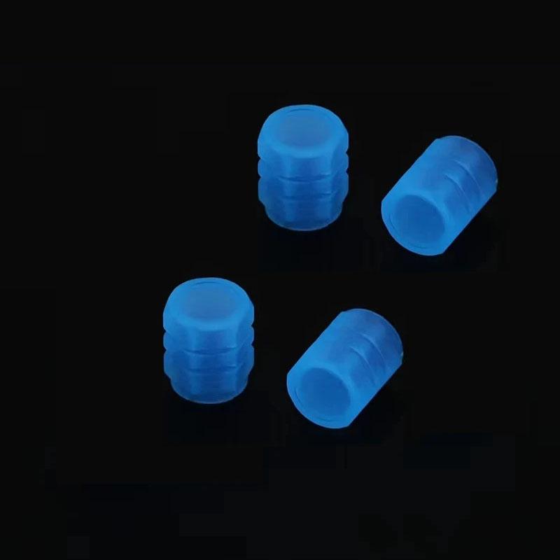 4Pcs Motorcycle Car Luminous Night Glowing Wheel Tyre Valve Caps Decors Universal for Tracer 9 Gt Suzuki Gsxr 600 Fz1 Tmax Fz6