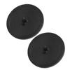 2pcs Coffee Machine Rubber Backflush Disk 50mm Backflush Disc Cleaning Blind Plate Black
