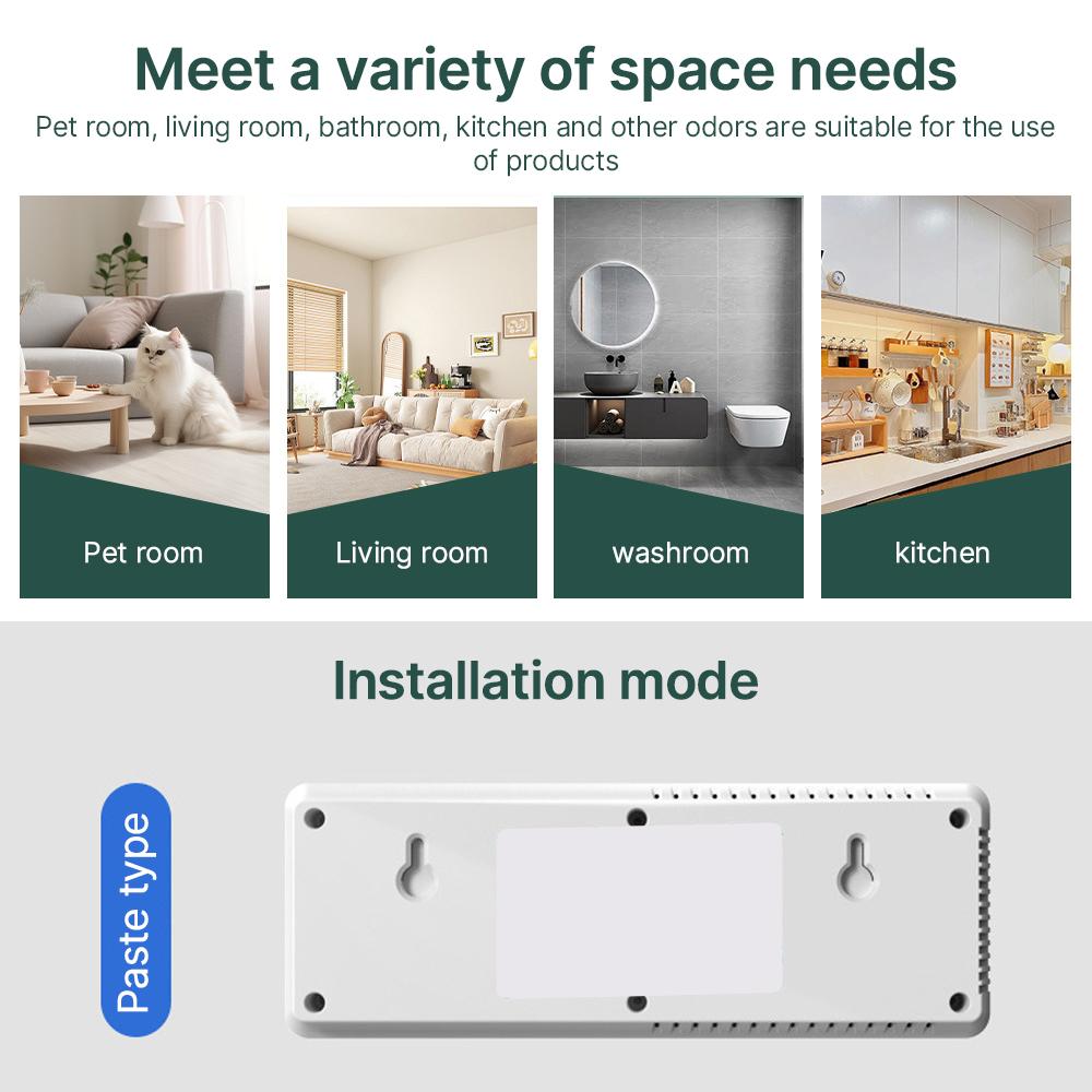 2-IN-1 Luftreiniger und Aromatherapie-Diffusor mit digitalem Touchscreen, Timer-Funktion, 4 Modi Nein