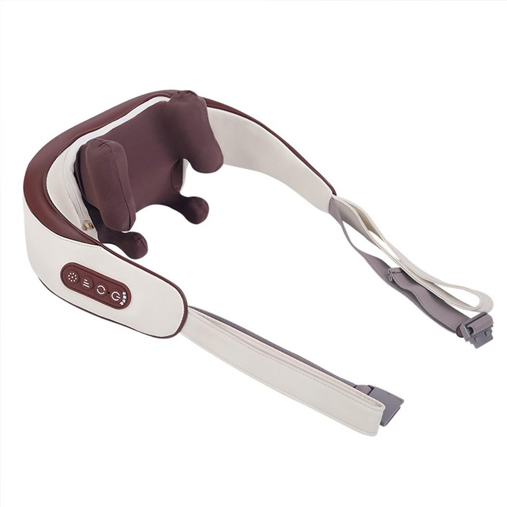 

Шиацу Массажер для шеи и плеч С подогревом Массажер для спины U-образной формы Глубокий разминающий Электрическая массажная подушка шали Для шеи талии ног