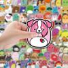 100 Kawaii Graffiti Stickers Guitar Mobile Phone Computer Decoration Stickers Creative Stationery Waterproof Hand Note Stickers