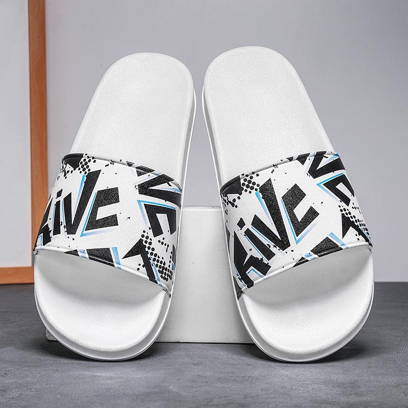 Letní svrchní oděvy trendy módní měkké spodní protiskluzové pantofle pánské pantofle