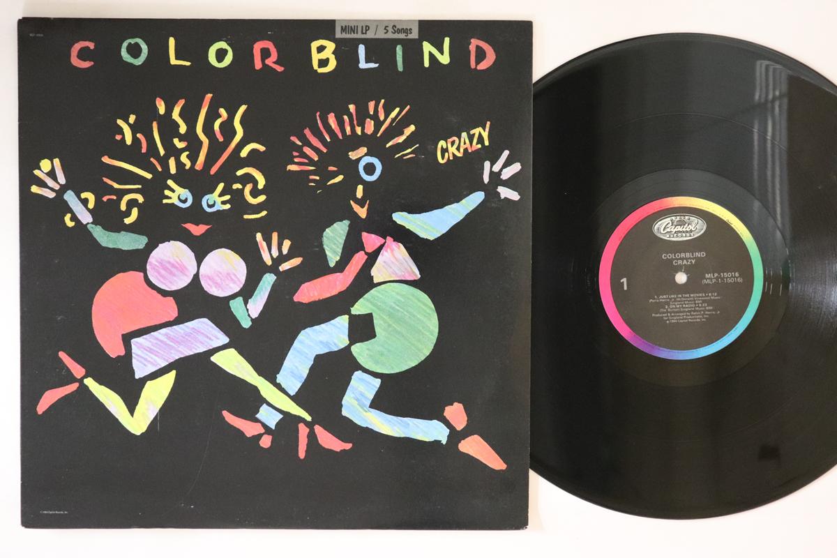 

LP Record COLORBLIND Crazy MLP15016 CAPITOL 1984 US SoulFunk Used