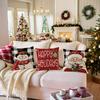 Christmas Pillow Cover, Home Sofa Cushion Cover, New Year Holiday Decoration, Bedroom Atmosphere Cushion