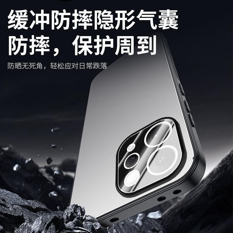Applicable to vivoS11 mobile phone case Promini aluminum alloy matte lens all-inclusive with bracket anti-drop cover