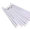 Set Of 10 Battery Operated Led Taper Candles With Remote, Ivory Dining Candles Smooth Wax Finish, Warm White Led-Good