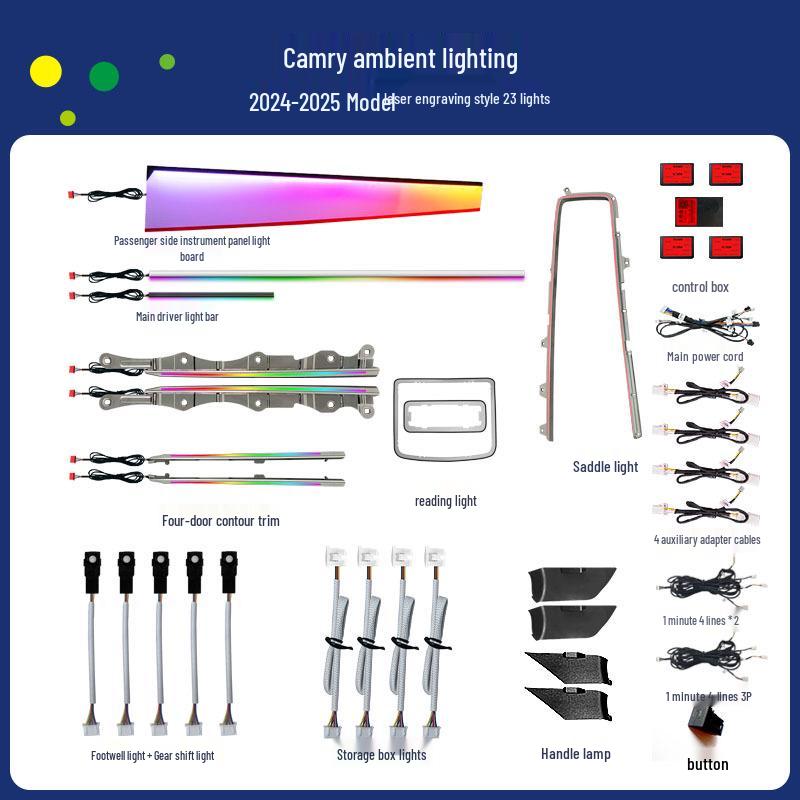 Toyota Camry 2024-2025 Ambient Lighting Kit