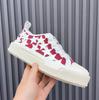 Little White Shoes Women'S Versatile Genuine Leather Thick Bottom Color Blocked Sports Height Boosting Couple Casual Board