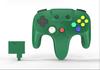 2.4GHz Wireless Controller for N64 Gamepad for N64 Console Built-in Vibration Motor & Turbo Function N64 Joystick