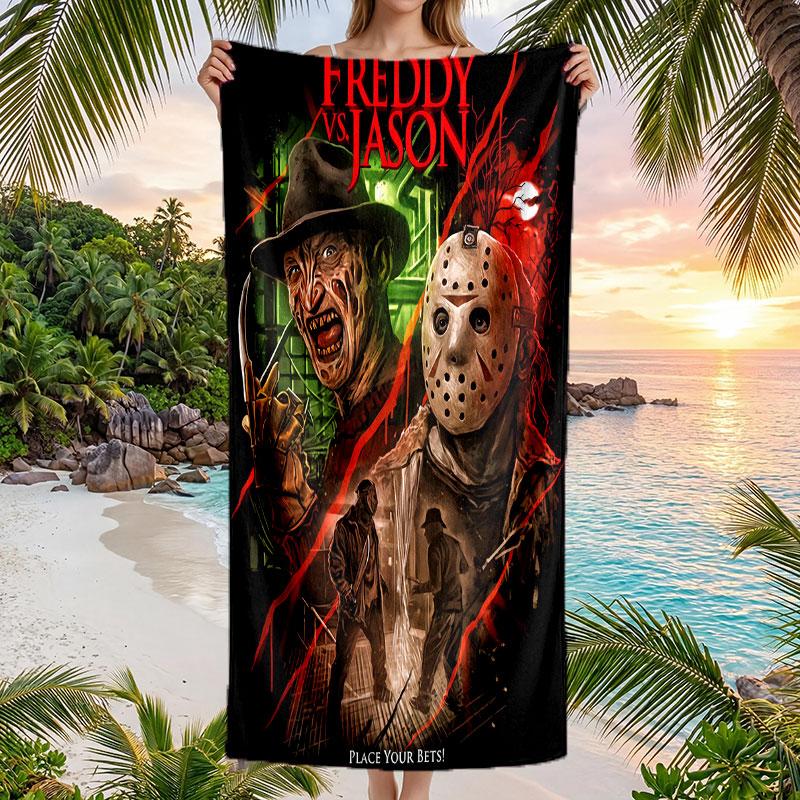 Large Beach Towel Quick Dry Absorbent Towel For Beach IndoorFriday the 13th Jason Voorhees