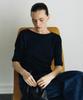Beullaengkeulumumeon Boat Neck Half Knit_Navy