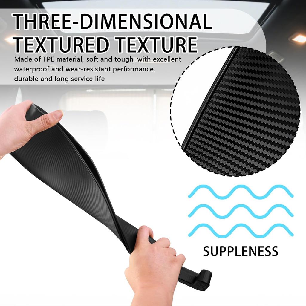 2PCS Car Seat Gap Filler Organizer With Charging Port,Upgrade Cars Gap Filler With Larger Storage Space Reducing Item Loss,Flexible No Drop Seat