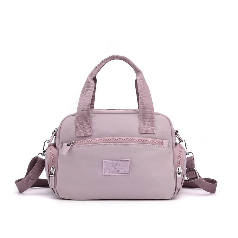 New women's bags, large-capacity waterproof messenger bags, simple and fashionable handbags, nylon women's bags, mother bags.