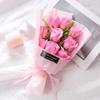 1Pcs Rose Artificial Flowers Bouquet Valentine's Day Gifts Decoration 24CM Fake Flower for Girlfriend Gift Mother's Day Ornament