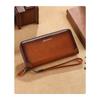 Wallet Long Style Men's New Leather Handheld Phone Bag Dual Use Long Clip Zipper Leather Wallet Foreign Trade Explosive Male