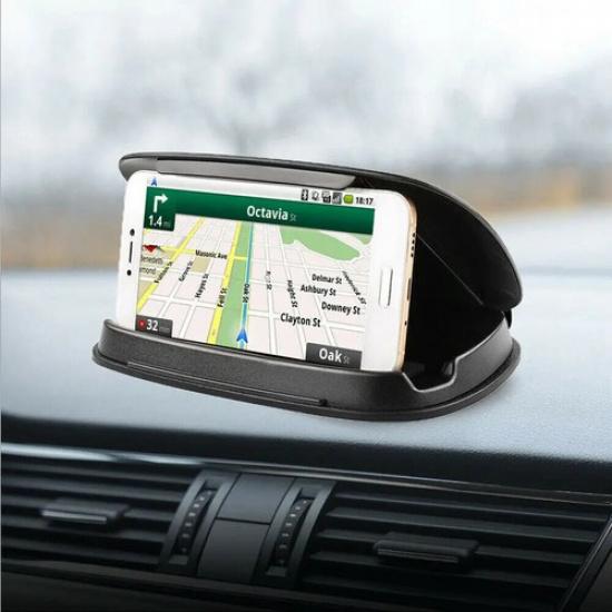 Dashboard GPS Phone Clip Universal Car Mount Phone Holder Stand Black Brackets