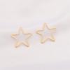 2Pcs Copper Geometry Accessories Platting 14K Gold Color For Jewelry Making DIY Earring Charm Decoration