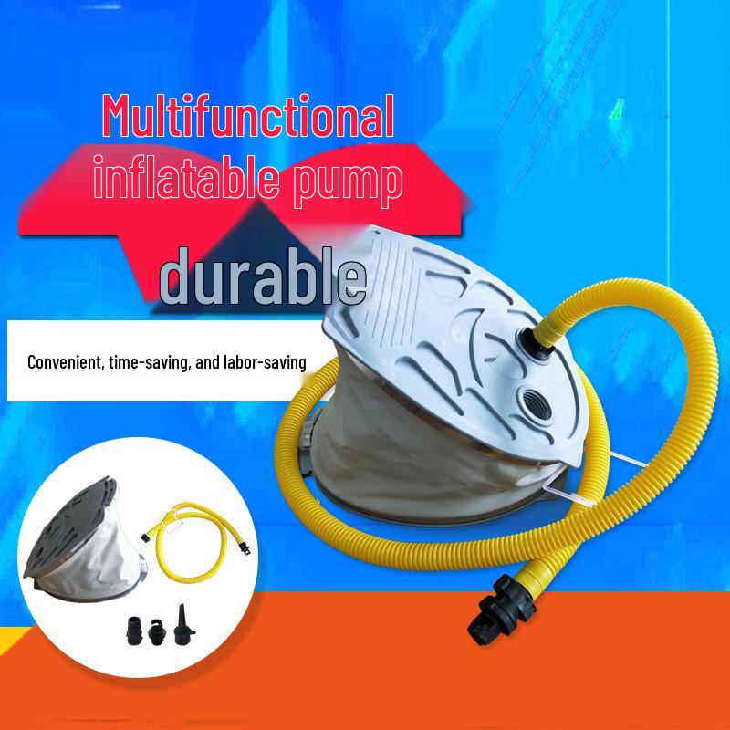 Outdoor Multi-Purpose Foot Pump for Kayaks, Air Mattresses, Pools, and Swim Rings