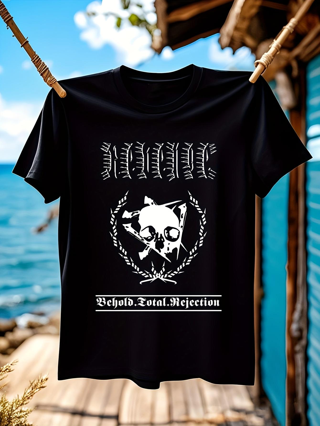 Authentic REVENGE Band Behold Total Rejection Tshirt Blac... L