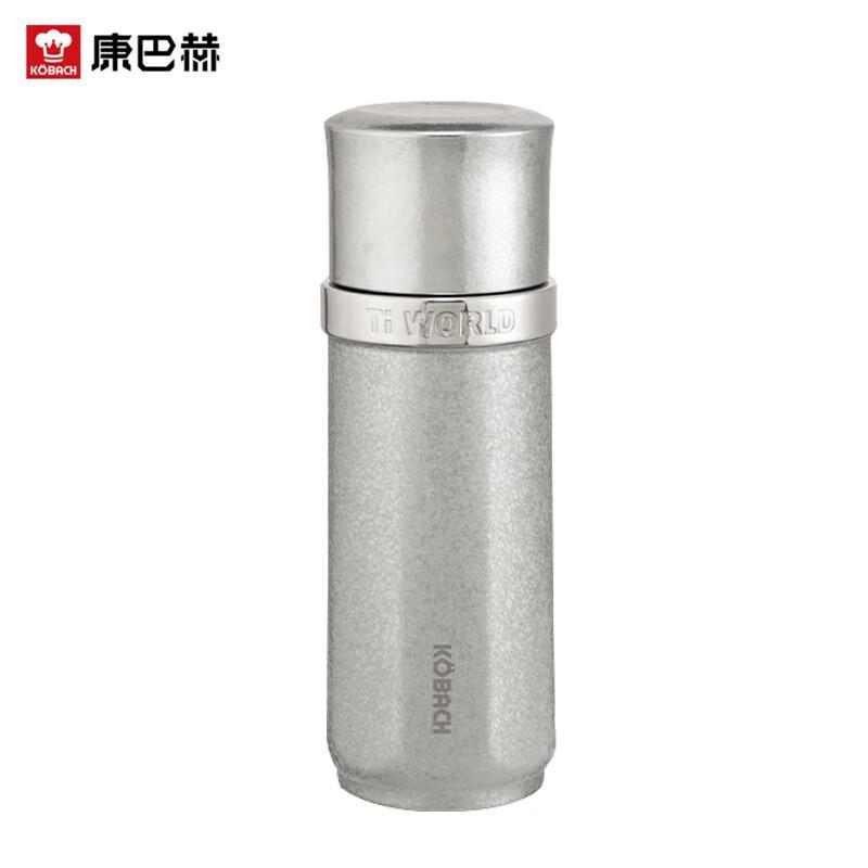 KOBACH Titanium Vacuum Insulated Bottle with Share Lid, 500mL