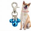 Portable Metal Dog Collar Bell Loud Clear Sound DIY Snap Clip Bell Jingle Bell Pet Pendant Bell Puppy Training