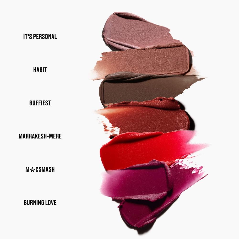 Mac CoSmeticS Puder KiSS Lippen   Wangen Mattes Flüssiges Mousse 0,17 Unzen 5 ml Es Ist Persönlich Kühl Staubiges Nude