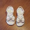 Girls' sandals summer Korean version soft soled princess shoes, big children, little girls, baby students' beach shoes