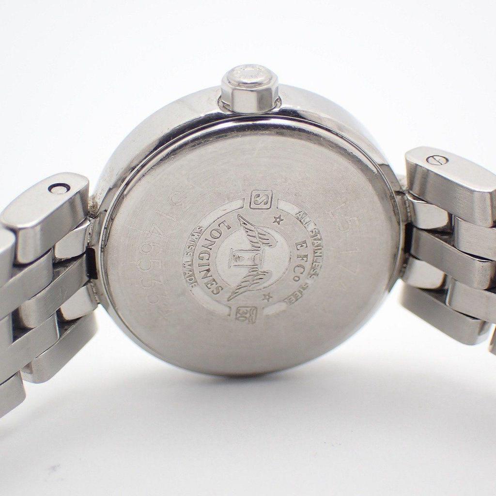 Used Longines Dolce Vita Quartz Ladies Watch White Dial Genuine SS Belt L5.174.4 [Ioki Pawnshop]