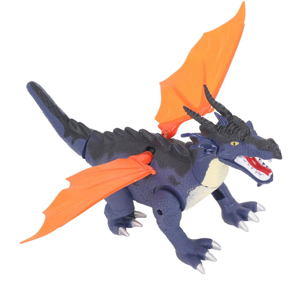 Electric Walking Dinosaur Toy Kid Home Funny Sound Light Dragon Toy with Simulated Flame Spray