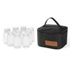 9Pcs Camping Spice Storage Bag Built-in Mesh/Side Pocket Separable Storage Bag 100ml Liquid/Filter Bottle with Funnels/Sticker