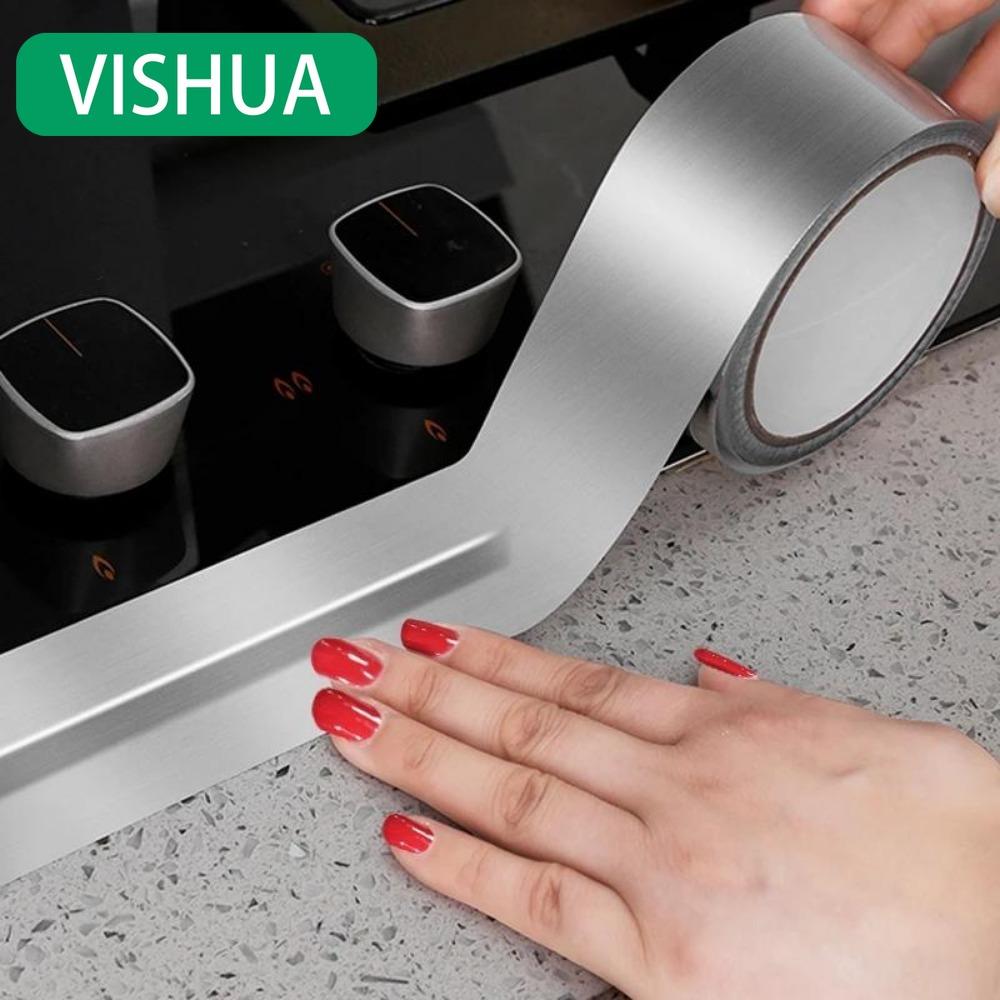 

Водонепроникна наклейка для раковини Захист від цвілі Стрічка для стільниці Теплоізоляційна Алюмінієва фольга Кухонні Аксесуари для ванної кімнати 3cm*5m