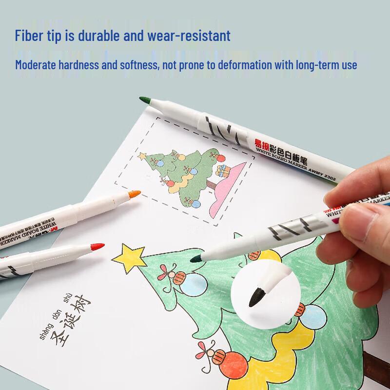 M&G Easy Erase Colored Whiteboard Markers