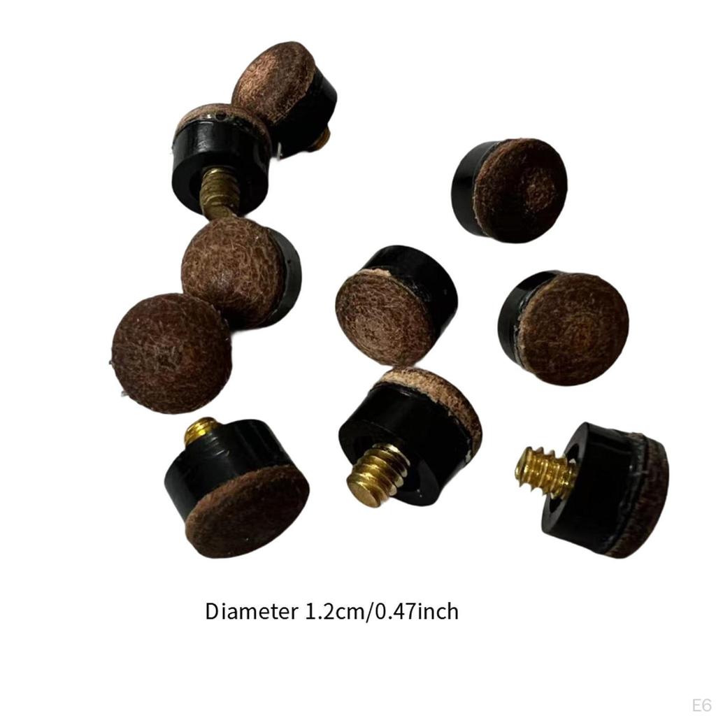 10 -piece Billiard Tips for Pool And Sandwich Signs, Screwed From The of