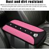 Bling Crown Car Center Console Mats, Anti-Slip And Waterproof Crystal Car Armrest Pad Protector, Universal Rustproof Armrest Decor Cushion For Cars &