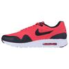 Air Max 1 Schlichtes Gewebe Synthetisches Leder Low Top Marathon Laufschuhe Herren Sneaker Rot Weiß Schwarz 724390-601